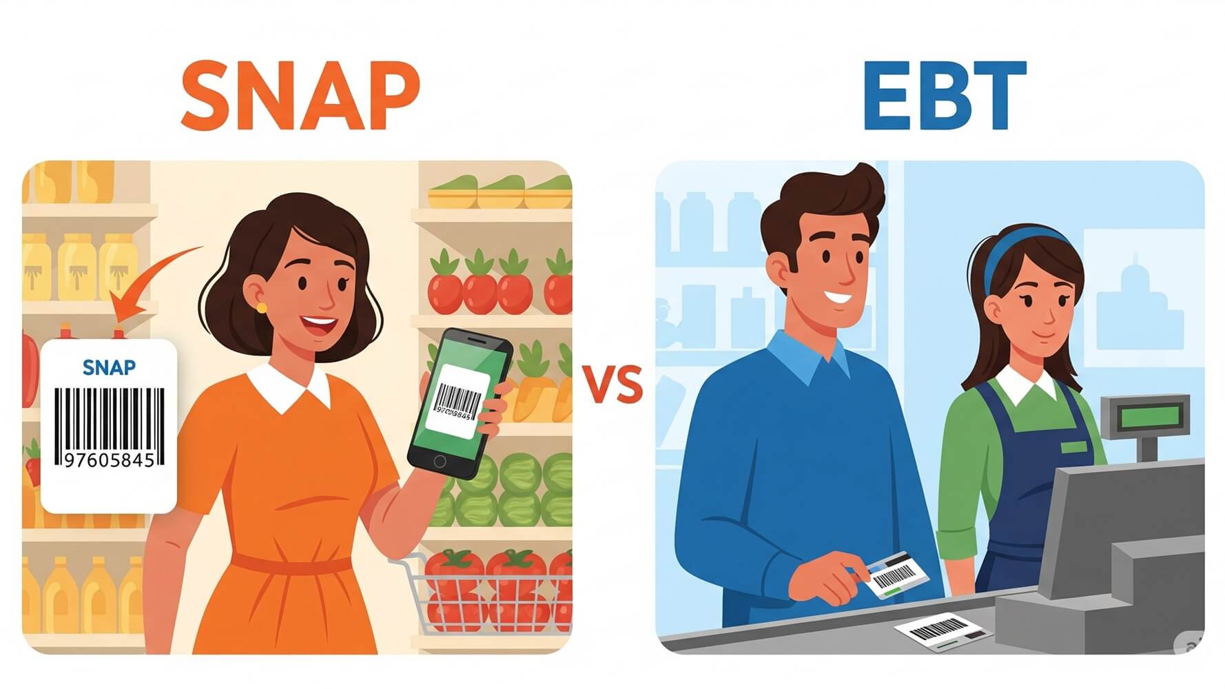 What is snap vs ebt